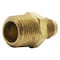 Thrifco Plumbing No. 48F 5/16 Inch Flare x 3/8 Inch MIP Brass Adapter 4401317 - alternate 3